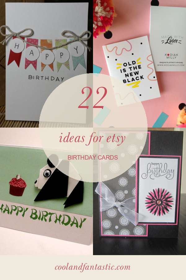 22 Ideas For Etsy Birthday Cards - Home, Family, Style And Art Ideas